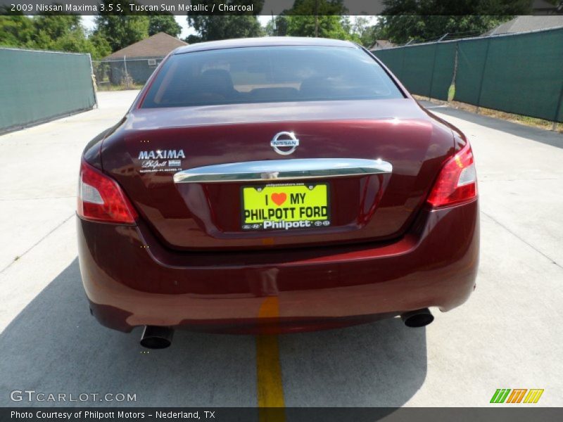 Tuscan Sun Metallic / Charcoal 2009 Nissan Maxima 3.5 S