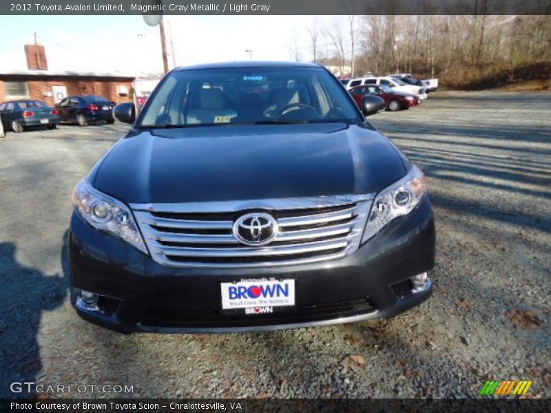 Magnetic Gray Metallic / Light Gray 2012 Toyota Avalon Limited