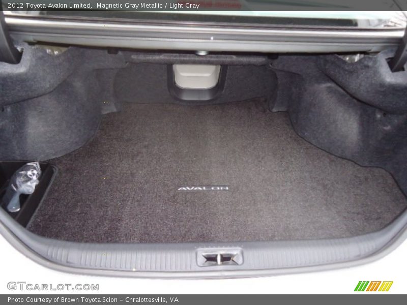 Magnetic Gray Metallic / Light Gray 2012 Toyota Avalon Limited
