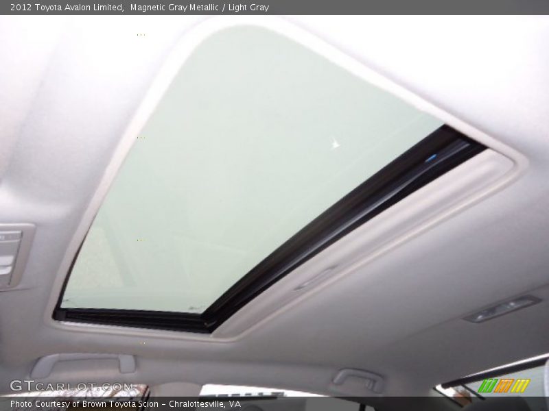 Magnetic Gray Metallic / Light Gray 2012 Toyota Avalon Limited