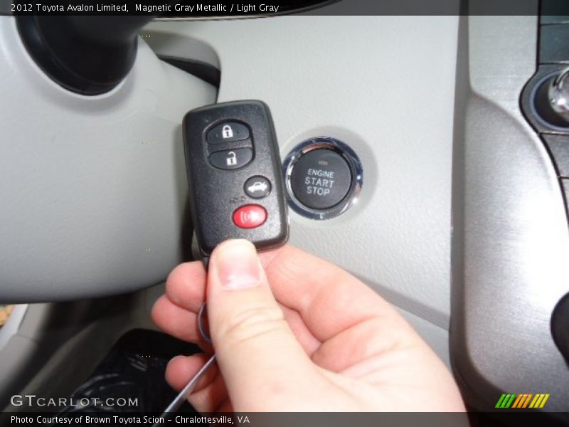 Magnetic Gray Metallic / Light Gray 2012 Toyota Avalon Limited