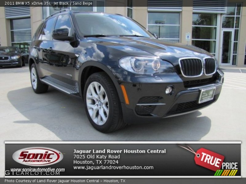 Jet Black / Sand Beige 2011 BMW X5 xDrive 35i