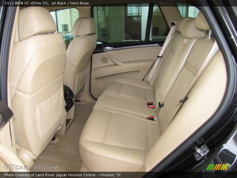 Rear Seat of 2011 X5 xDrive 35i