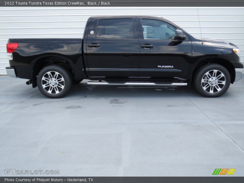 Black / Black 2012 Toyota Tundra Texas Edition CrewMax