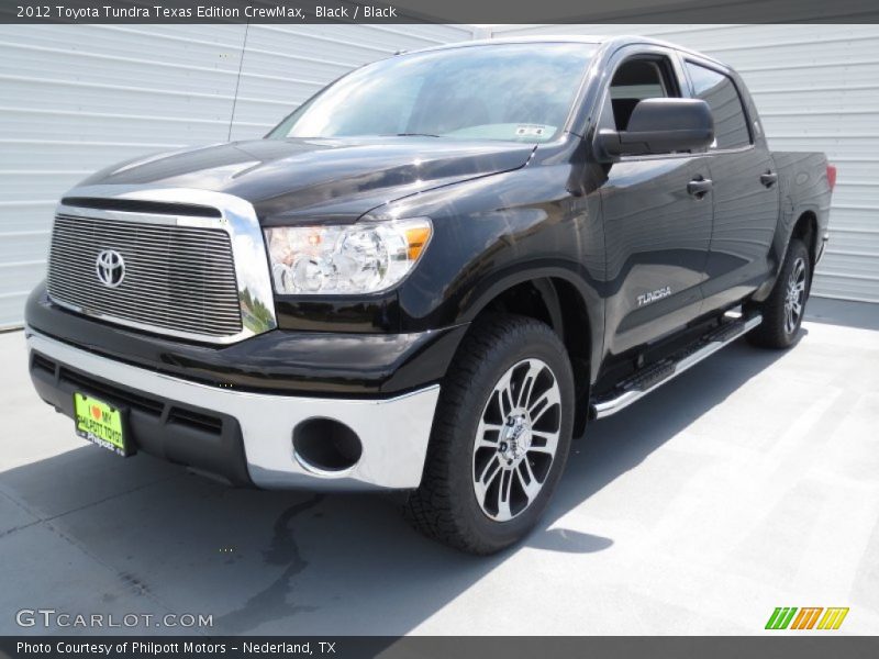 Black / Black 2012 Toyota Tundra Texas Edition CrewMax