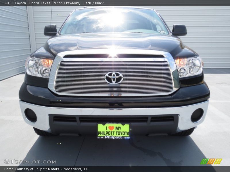 Black / Black 2012 Toyota Tundra Texas Edition CrewMax