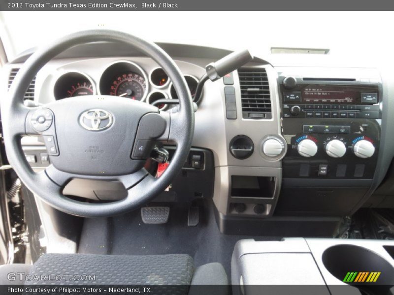 Black / Black 2012 Toyota Tundra Texas Edition CrewMax