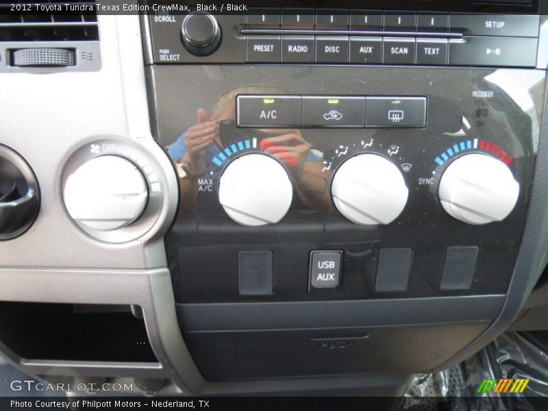 Black / Black 2012 Toyota Tundra Texas Edition CrewMax