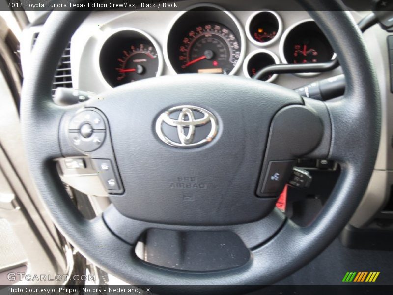 Black / Black 2012 Toyota Tundra Texas Edition CrewMax