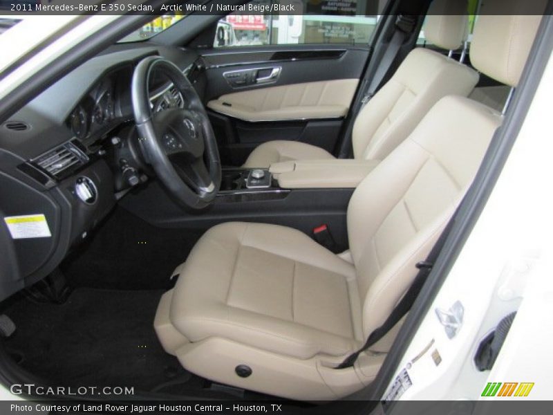 Arctic White / Natural Beige/Black 2011 Mercedes-Benz E 350 Sedan