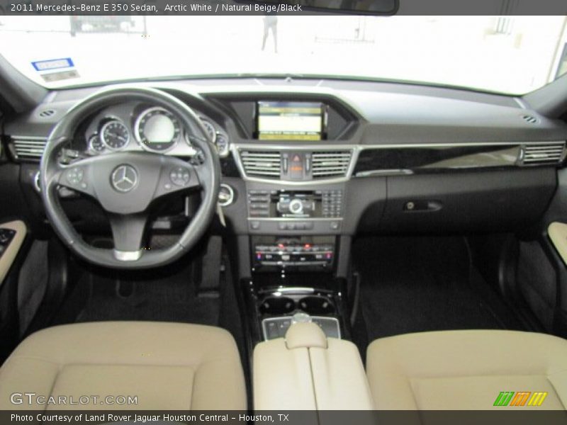 Arctic White / Natural Beige/Black 2011 Mercedes-Benz E 350 Sedan