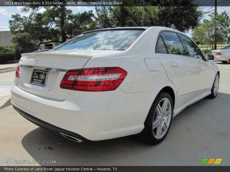 Arctic White / Natural Beige/Black 2011 Mercedes-Benz E 350 Sedan