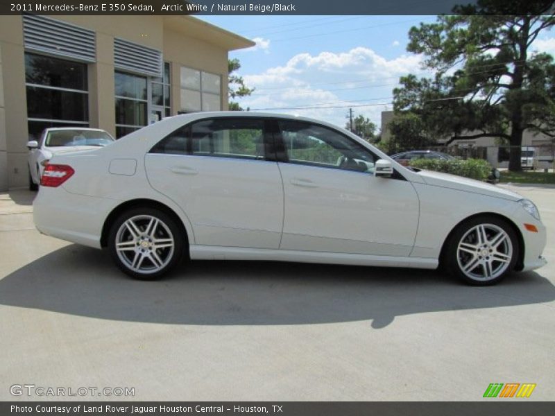 Arctic White / Natural Beige/Black 2011 Mercedes-Benz E 350 Sedan