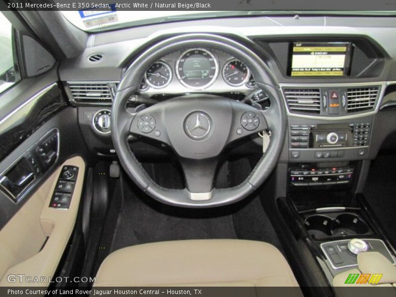 Arctic White / Natural Beige/Black 2011 Mercedes-Benz E 350 Sedan