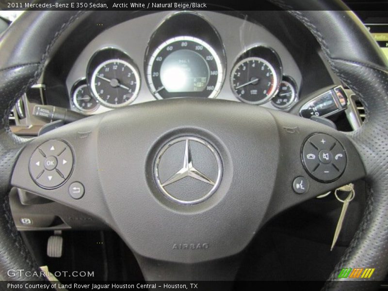 Arctic White / Natural Beige/Black 2011 Mercedes-Benz E 350 Sedan