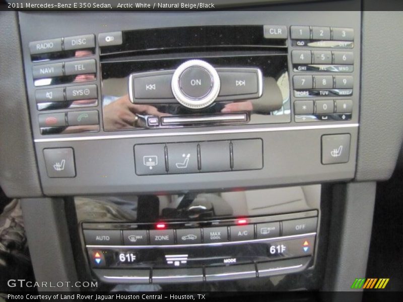 Arctic White / Natural Beige/Black 2011 Mercedes-Benz E 350 Sedan