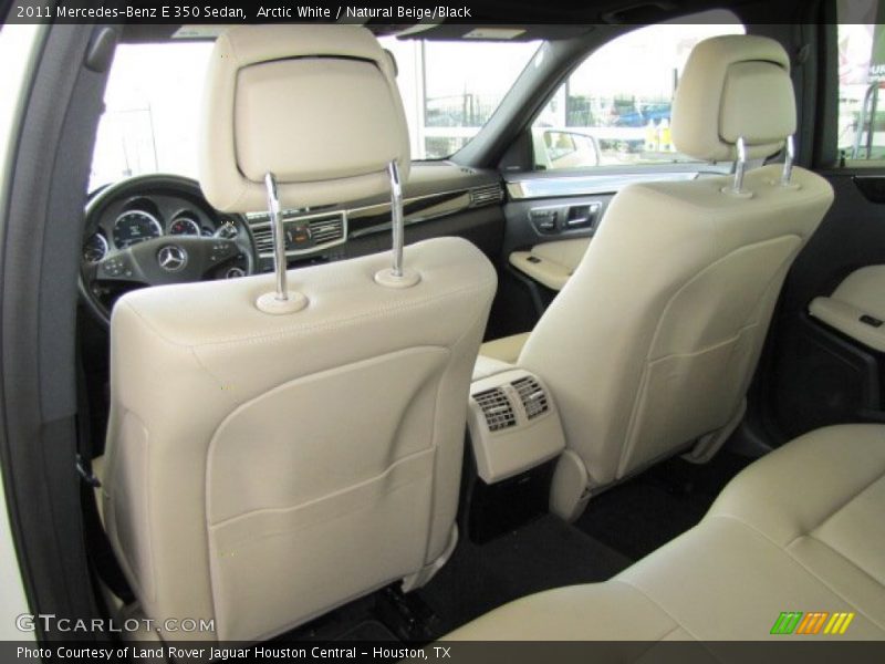 Arctic White / Natural Beige/Black 2011 Mercedes-Benz E 350 Sedan