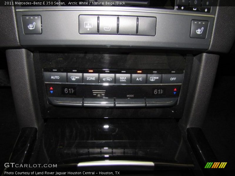 Arctic White / Natural Beige/Black 2011 Mercedes-Benz E 350 Sedan