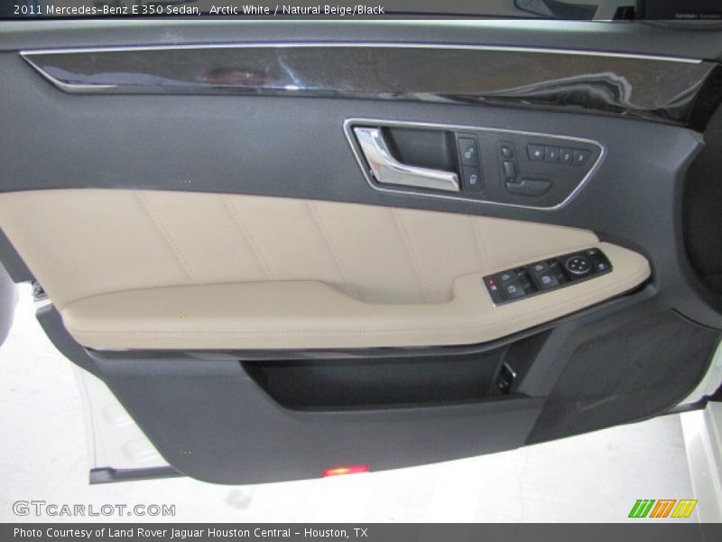 Arctic White / Natural Beige/Black 2011 Mercedes-Benz E 350 Sedan