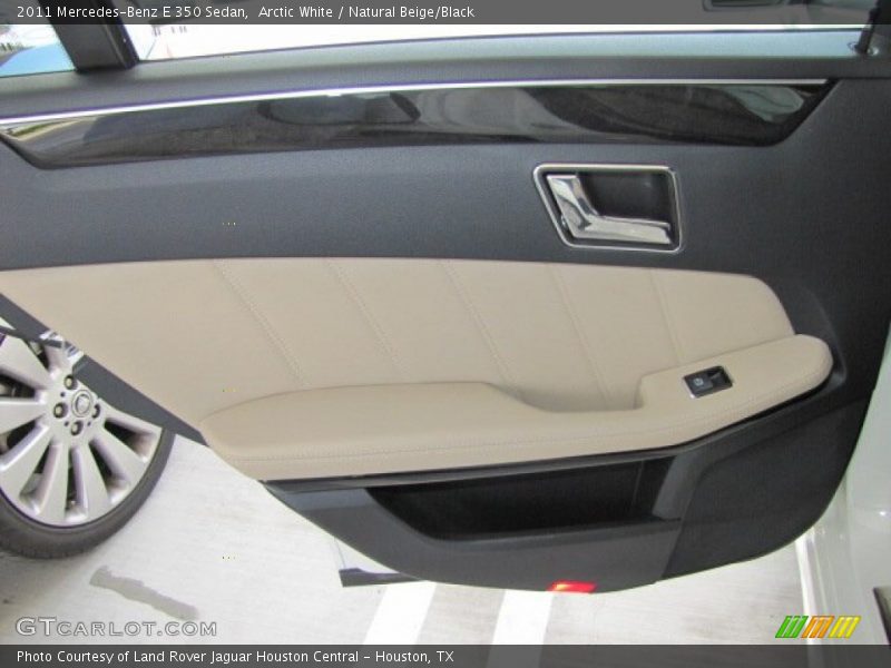 Arctic White / Natural Beige/Black 2011 Mercedes-Benz E 350 Sedan
