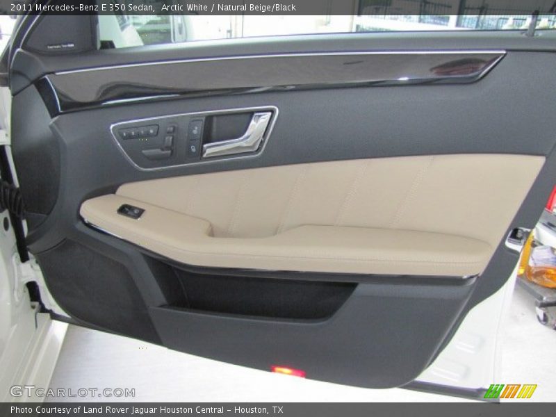 Arctic White / Natural Beige/Black 2011 Mercedes-Benz E 350 Sedan