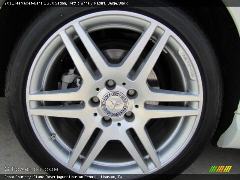 Arctic White / Natural Beige/Black 2011 Mercedes-Benz E 350 Sedan