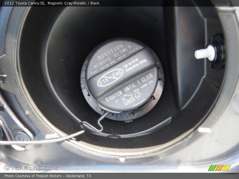 Magnetic Gray Metallic / Black 2012 Toyota Camry SE