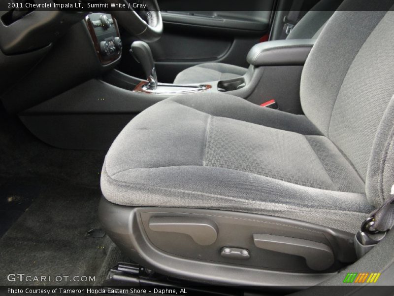 Summit White / Gray 2011 Chevrolet Impala LT
