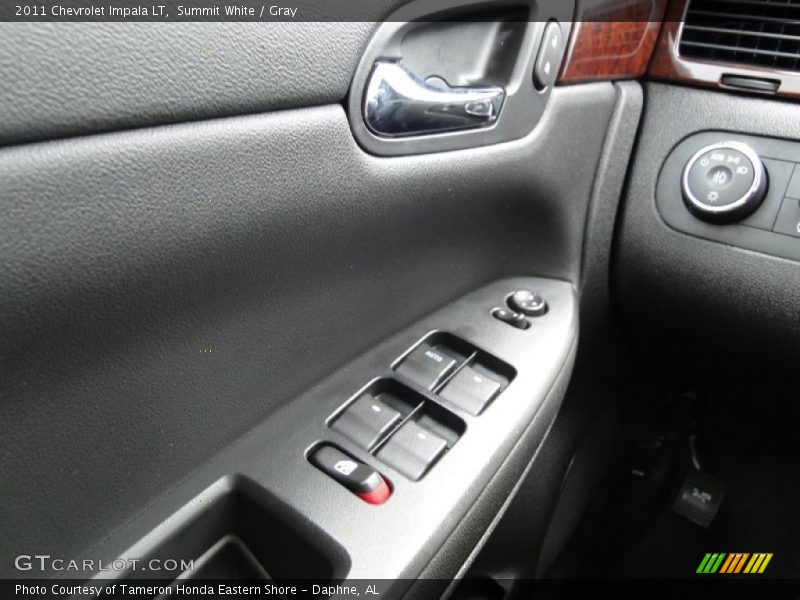 Summit White / Gray 2011 Chevrolet Impala LT