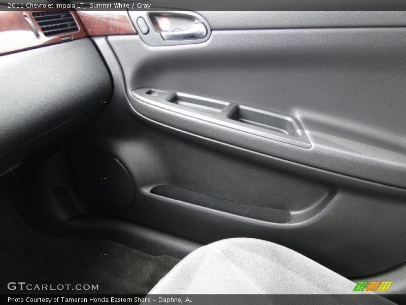 Summit White / Gray 2011 Chevrolet Impala LT