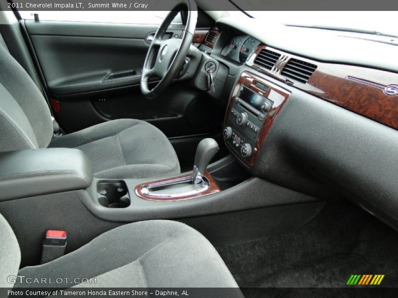Summit White / Gray 2011 Chevrolet Impala LT