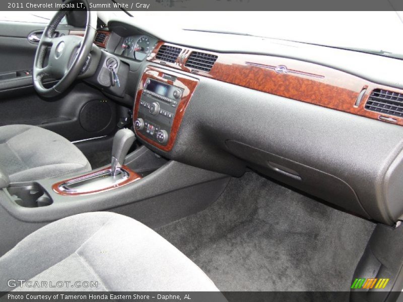Summit White / Gray 2011 Chevrolet Impala LT