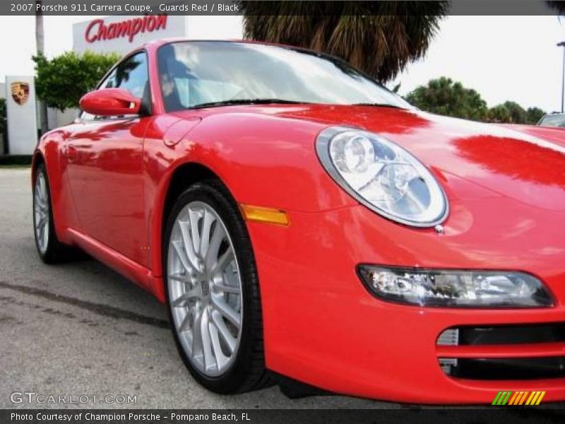 Guards Red / Black 2007 Porsche 911 Carrera Coupe