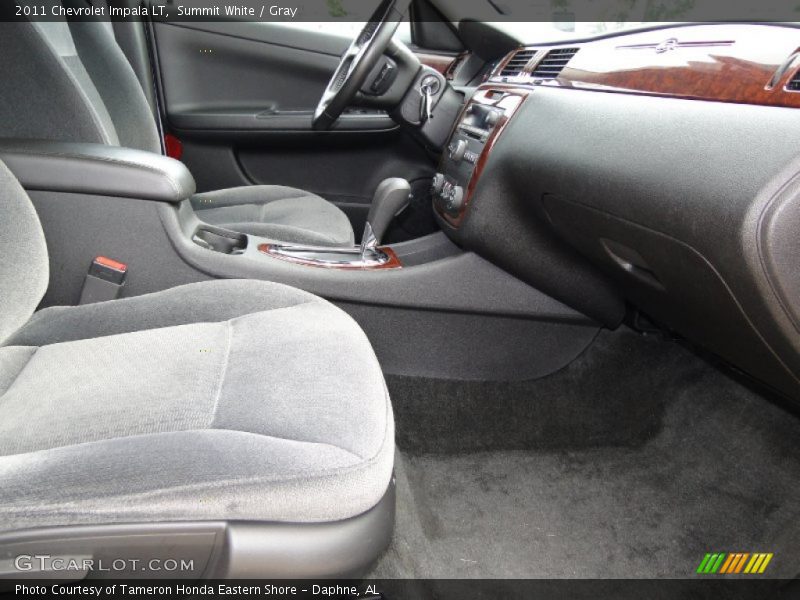 Summit White / Gray 2011 Chevrolet Impala LT