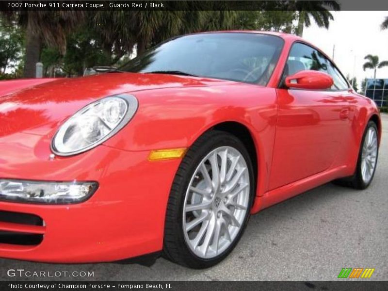 Guards Red / Black 2007 Porsche 911 Carrera Coupe
