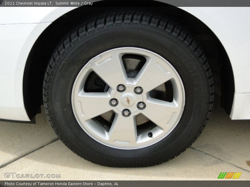 Summit White / Gray 2011 Chevrolet Impala LT