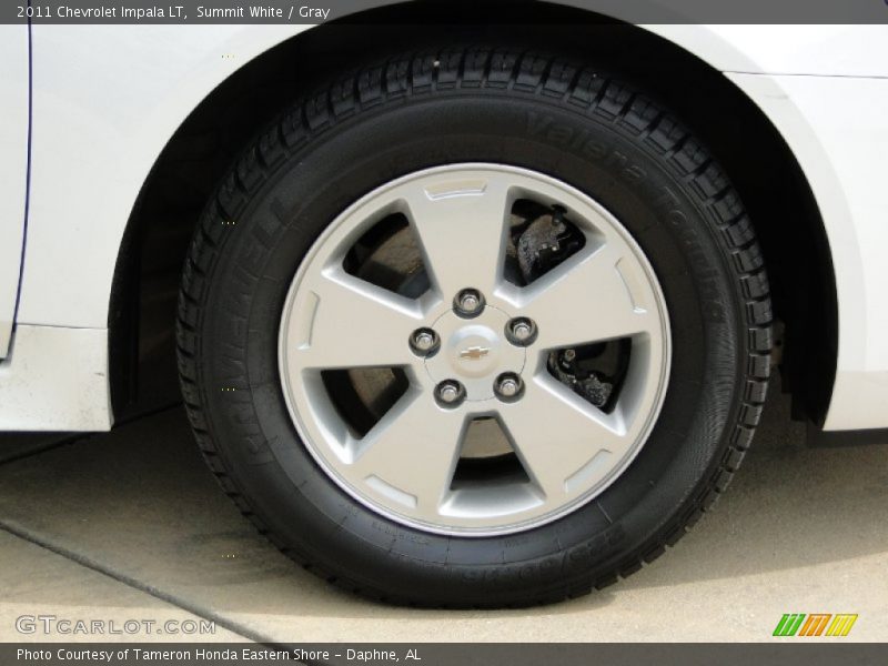 Summit White / Gray 2011 Chevrolet Impala LT
