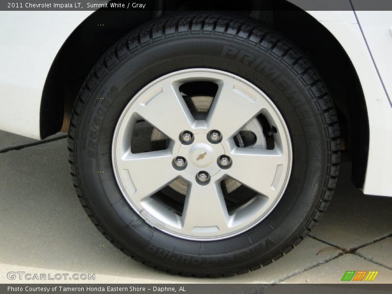 Summit White / Gray 2011 Chevrolet Impala LT