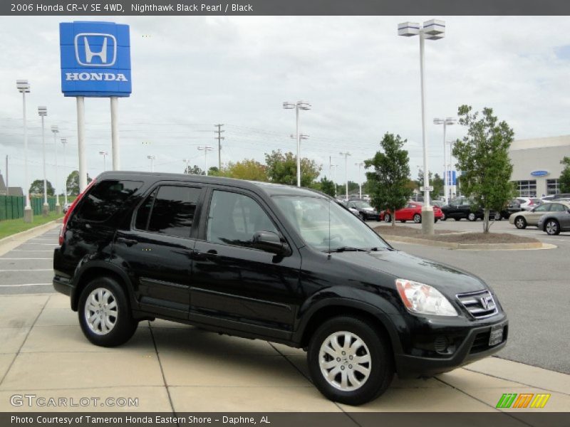 Nighthawk Black Pearl / Black 2006 Honda CR-V SE 4WD