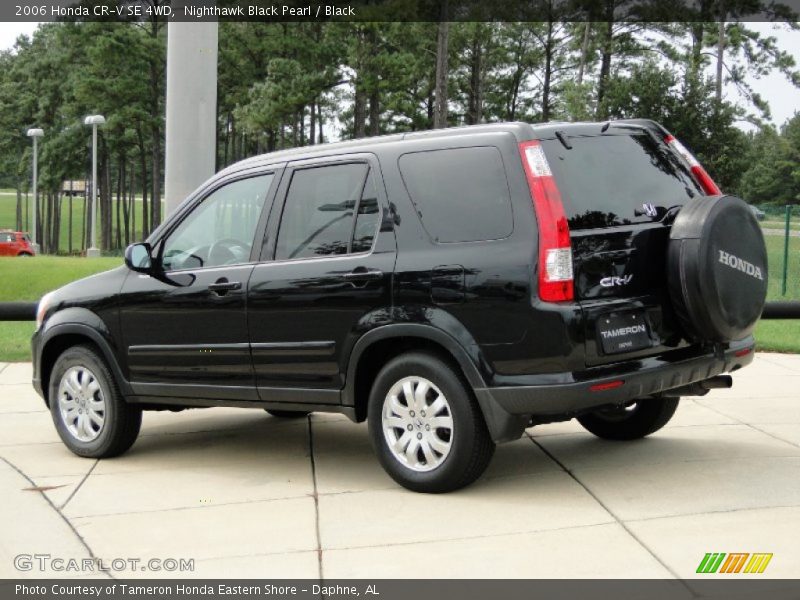 Nighthawk Black Pearl / Black 2006 Honda CR-V SE 4WD