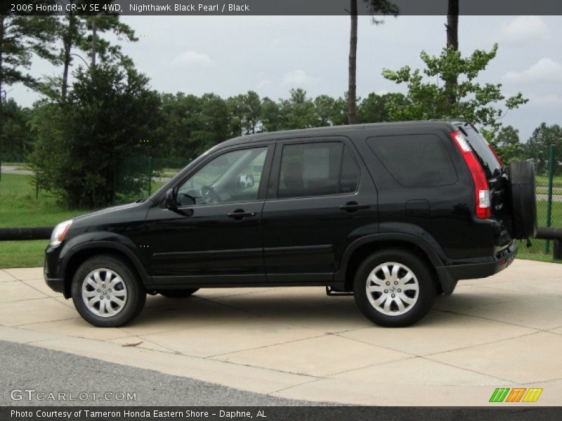 Nighthawk Black Pearl / Black 2006 Honda CR-V SE 4WD
