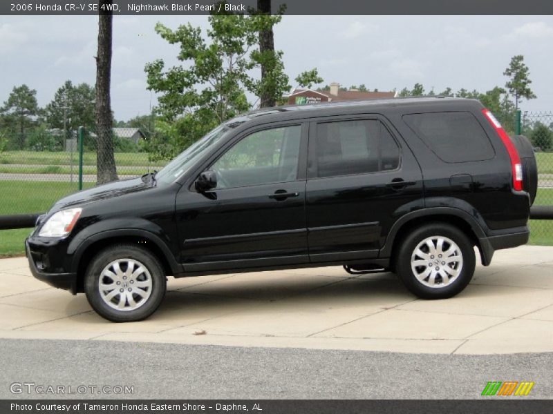 Nighthawk Black Pearl / Black 2006 Honda CR-V SE 4WD