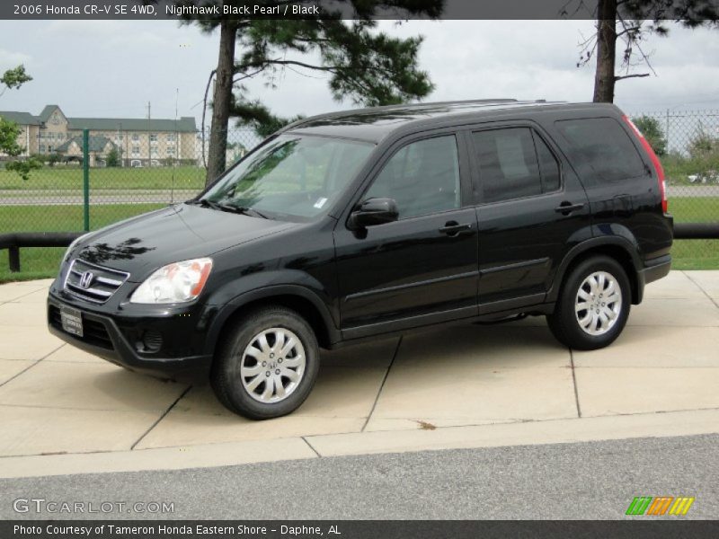 Nighthawk Black Pearl / Black 2006 Honda CR-V SE 4WD