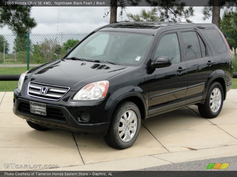 Nighthawk Black Pearl / Black 2006 Honda CR-V SE 4WD