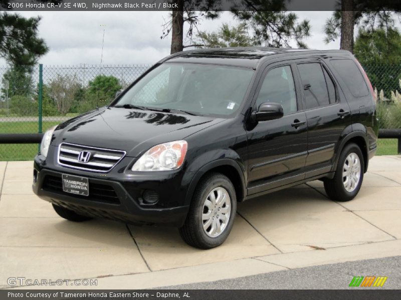 Nighthawk Black Pearl / Black 2006 Honda CR-V SE 4WD