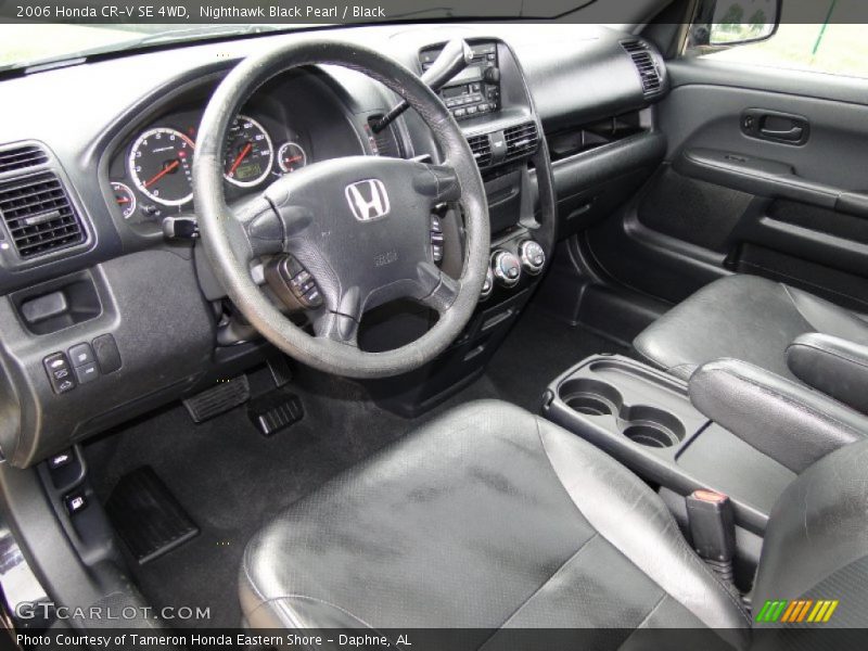 Nighthawk Black Pearl / Black 2006 Honda CR-V SE 4WD