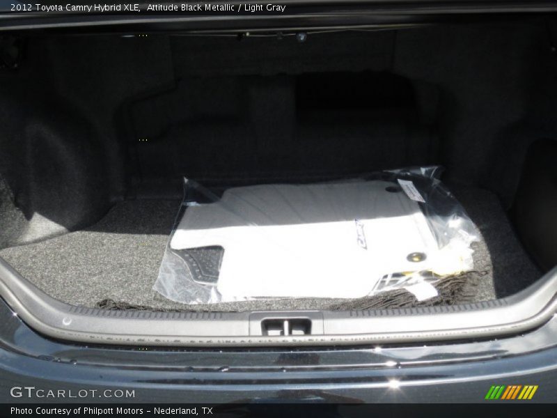 Attitude Black Metallic / Light Gray 2012 Toyota Camry Hybrid XLE