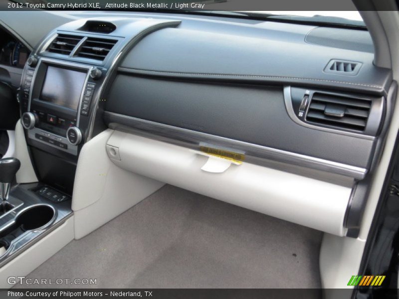 Attitude Black Metallic / Light Gray 2012 Toyota Camry Hybrid XLE
