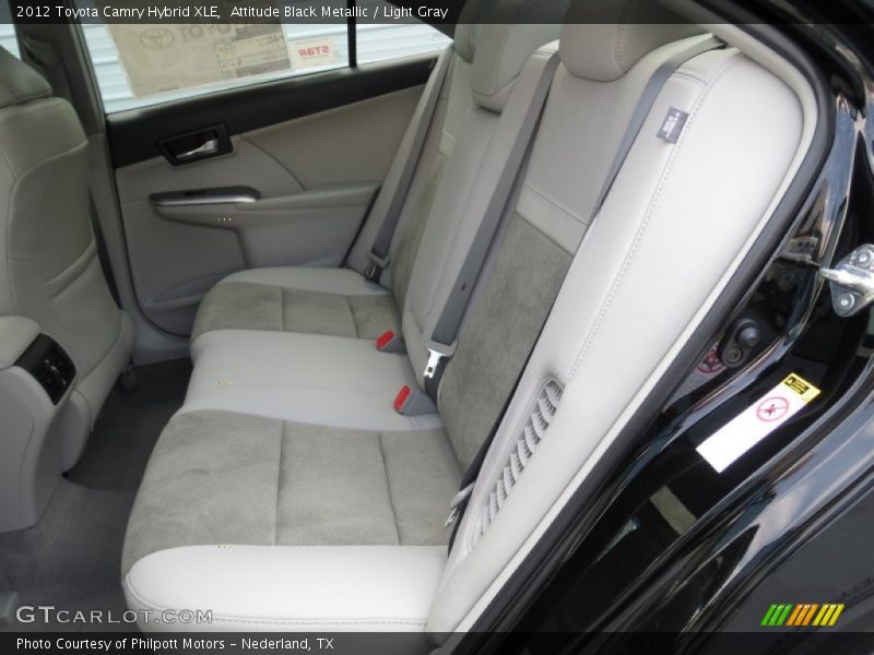 Attitude Black Metallic / Light Gray 2012 Toyota Camry Hybrid XLE