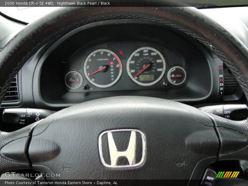 Nighthawk Black Pearl / Black 2006 Honda CR-V SE 4WD